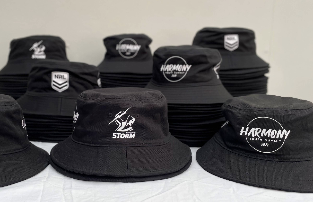 Custom bucket hats